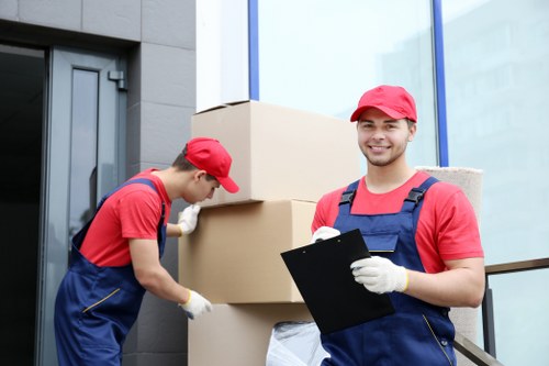 Packing and transporting office furniture in Harringay