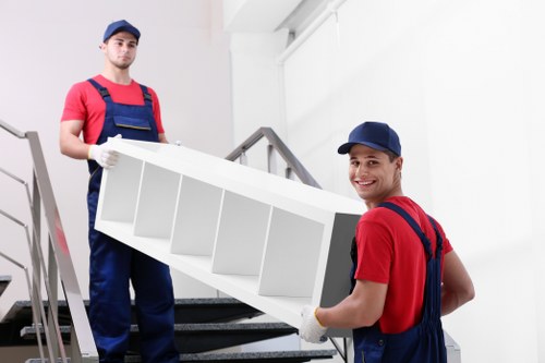 Protective handling of large furniture items during transport