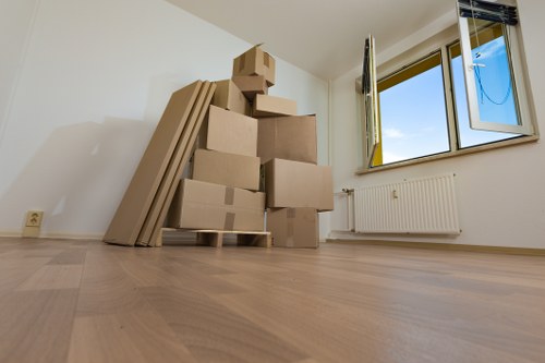 Moving truck support for flat removals and deliveries in Harringay