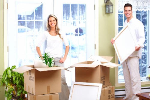 Removal team loading furniture for a same-day move in Harringay